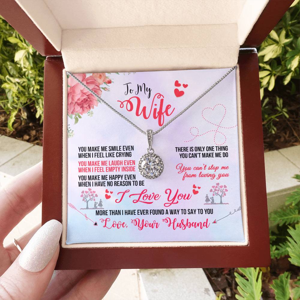 Heartfelt Gift for Wife from Husband - Romantic Jewelry for Special Occasions & Valentine’s Day - Eternal Hope Necklace