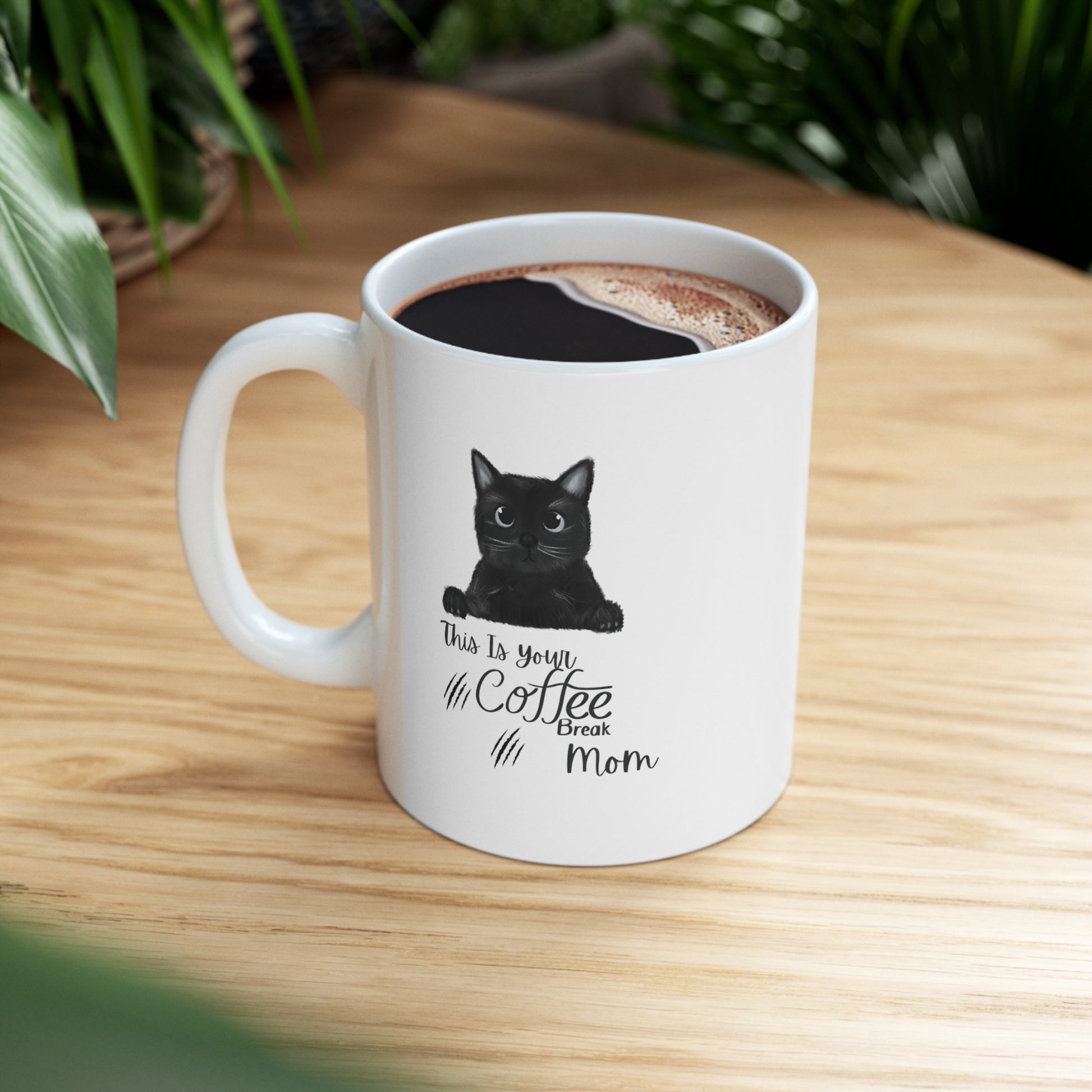 Cat Mom Coffee Mug, Best Gift for Mother's Day