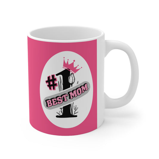 Special Pink No.1 Best Mom Ceramic Mug - Best Gift for Mother's Day