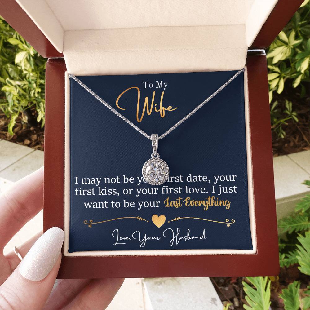 To My Wife Necklace - Romantic Husband to Wife Jewelry for Birthday, Valentine’s Day & Special Celebrations - Eternal Hope Necklace