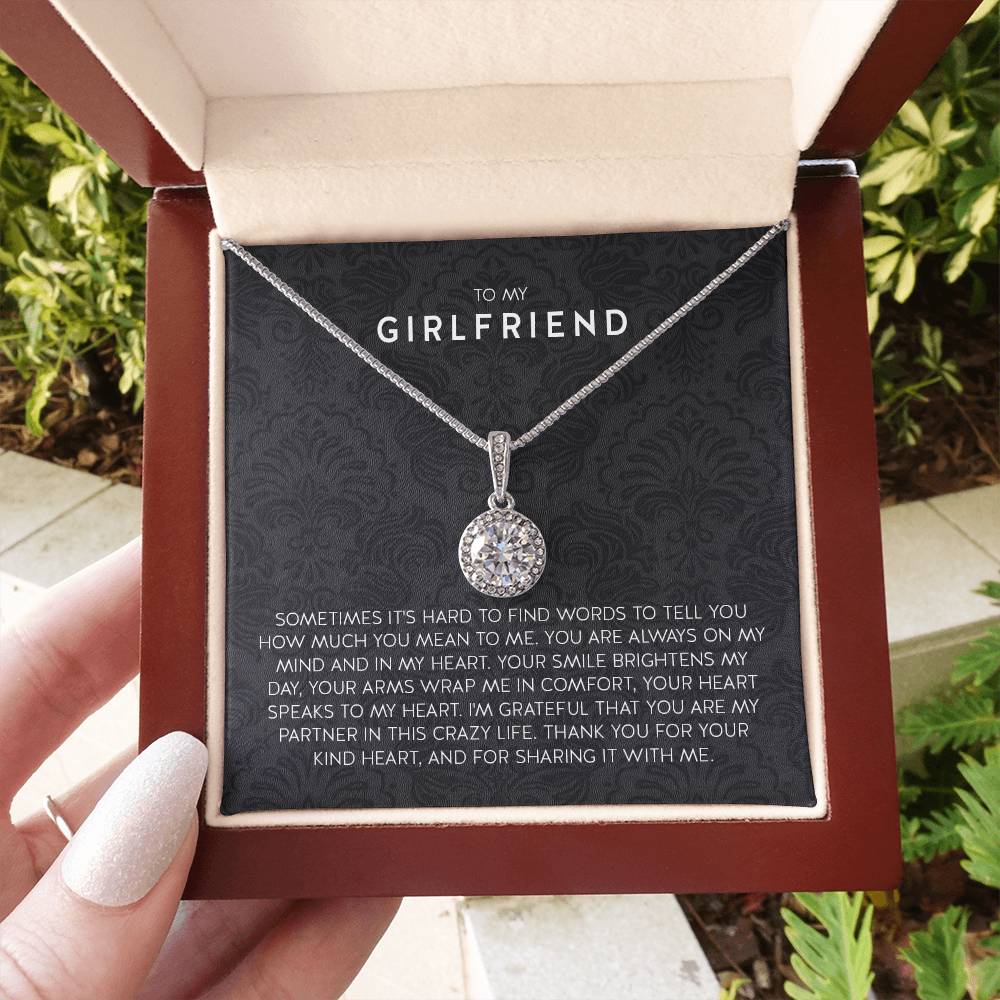 To My Girlfriend Necklace - Romantic Jewelry Gift for Christmas, Valentine’s Day & Surprises - Eternal Hope Necklace