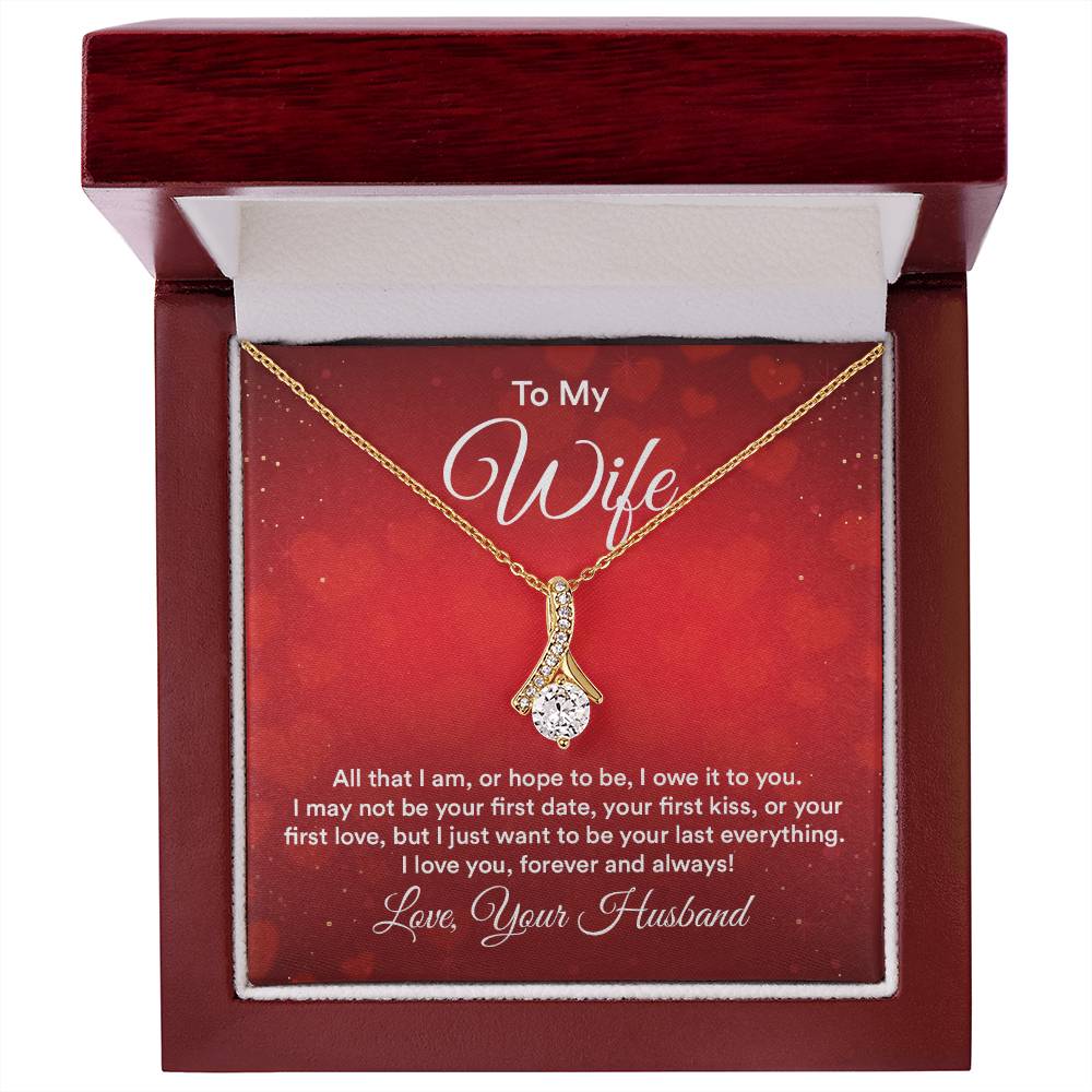 Wife Gift from Husband - Meaningful Jewelry for Valentine’s Day & Special Occasions - Alluring Beauty Necklace