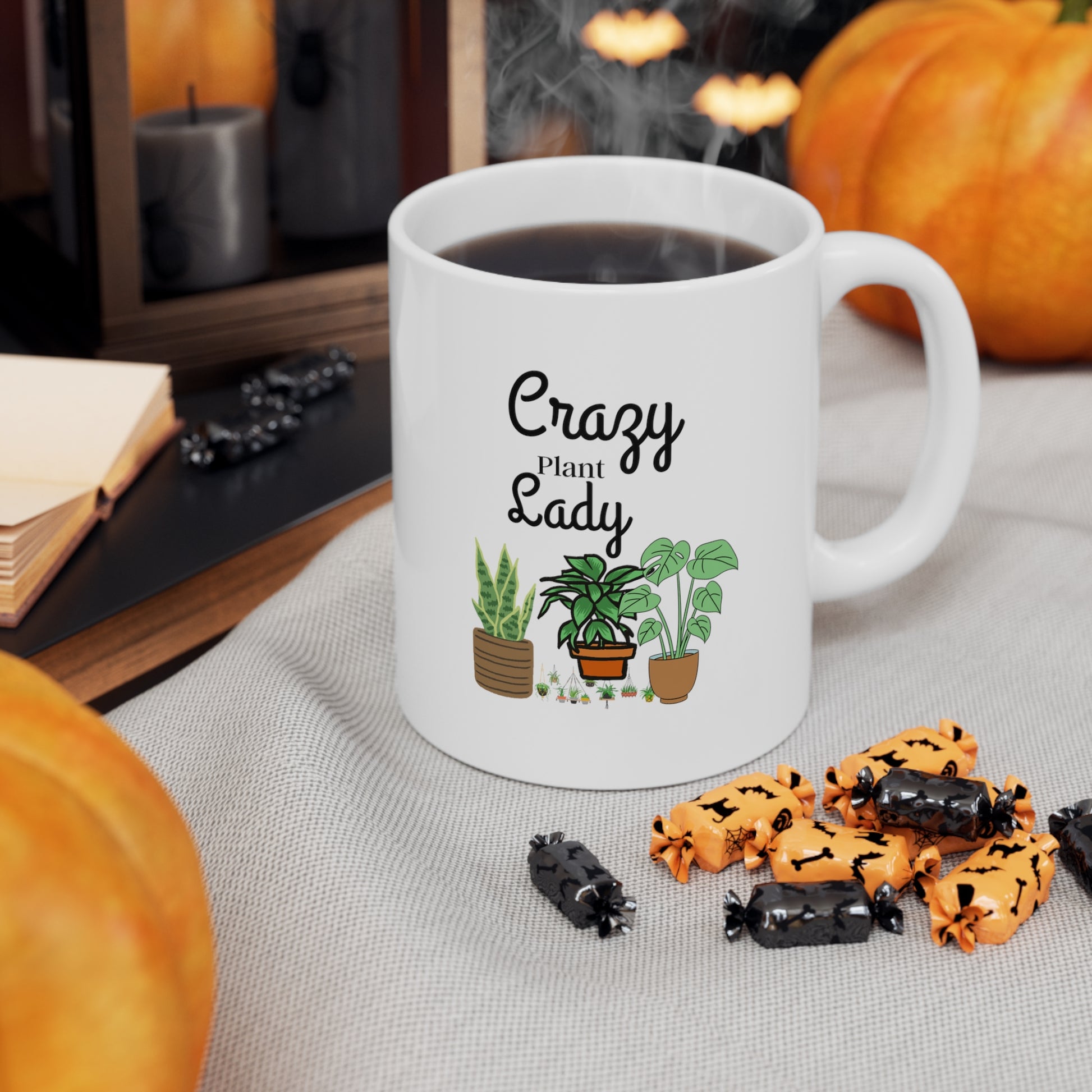 Crazy Plant Lady Coffee Mug, Funny Plant Gift for Her