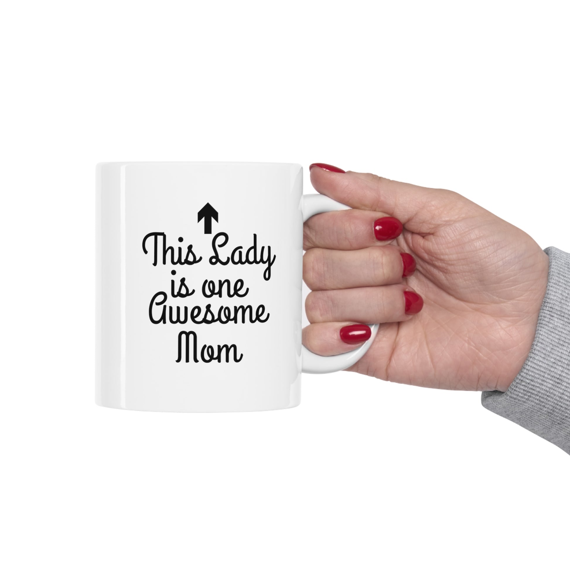 One Awesome Mom Funny Coffee Mug | Ceramic Mug 11oz