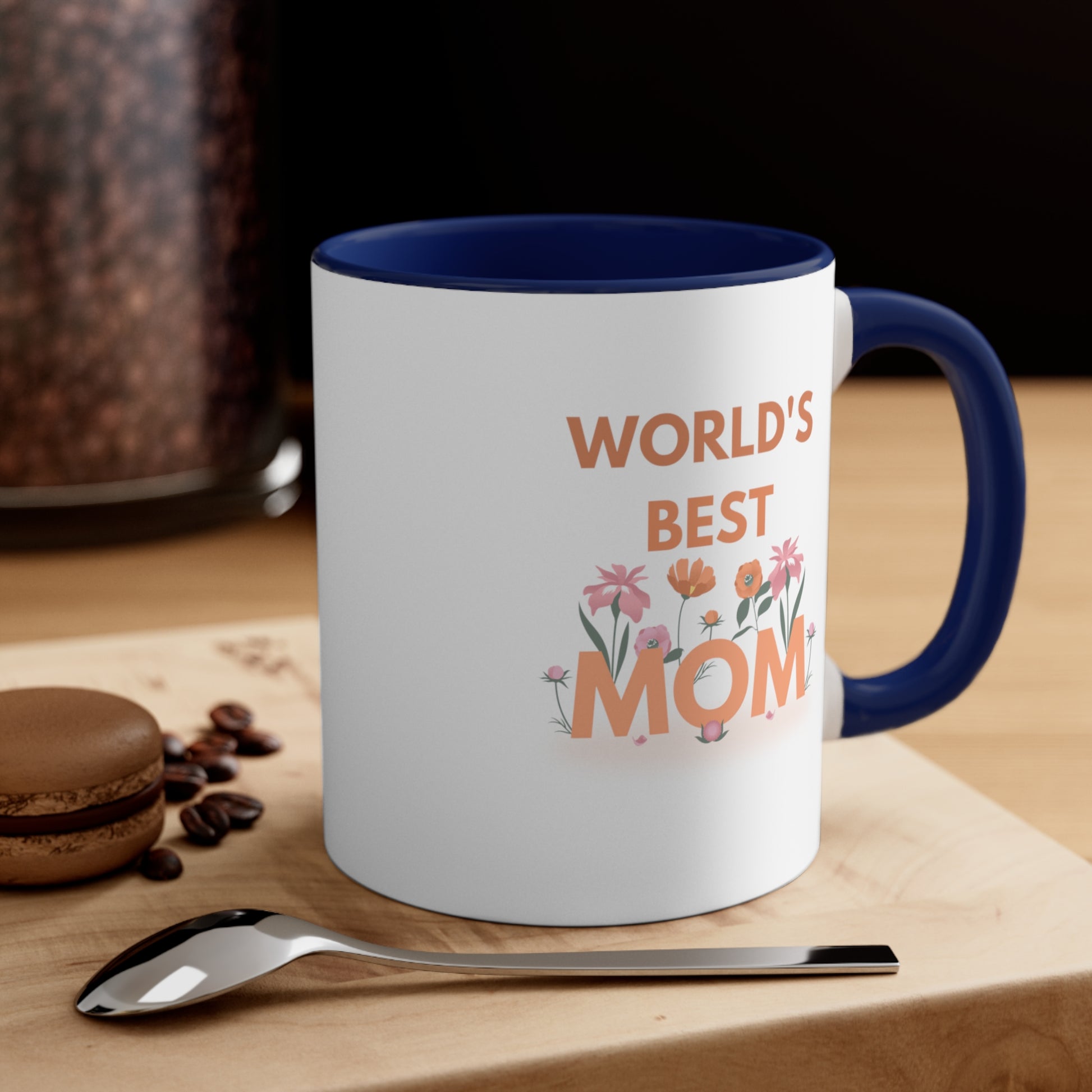 World's Best Mom Mug - Accent Coffee Mug, 11oz