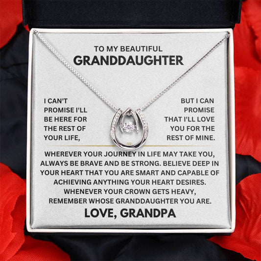 Granddaughter Gift from Grandpa Necklace