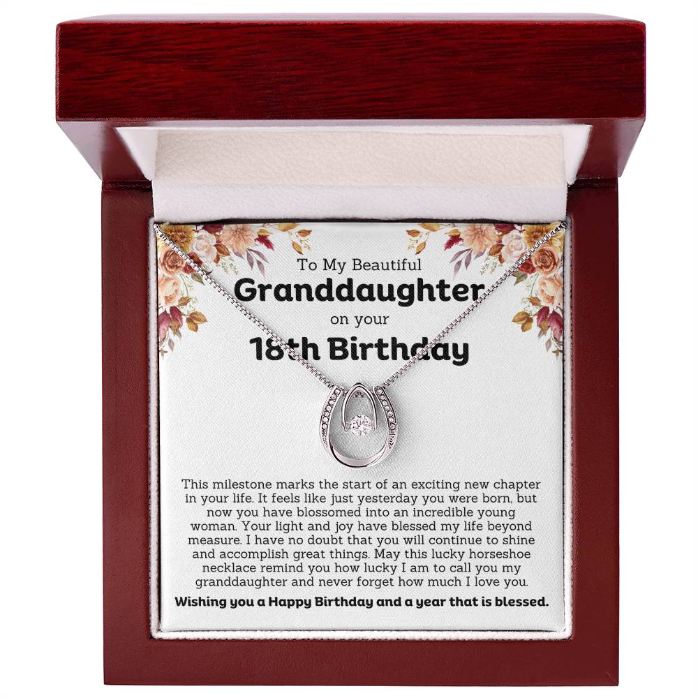 Best Gift For Granddaughter On Her 18th Birthday - Pendant Necklace