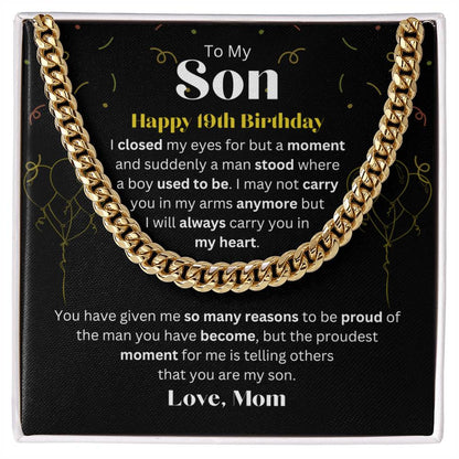 To My Son gift for birthday