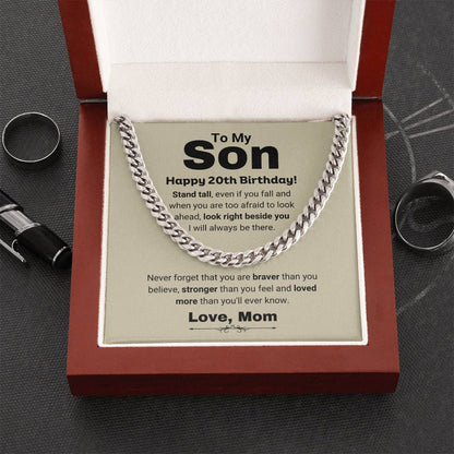 To My Son necklace
