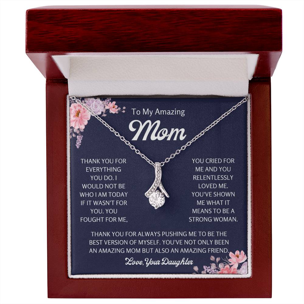 Amazing Gift for Mother from Daughter | Alluring Beauty Necklace for Mother's Day, Birthday & Christmas