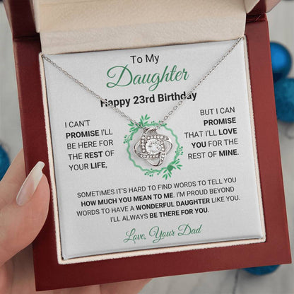 23rd birthday jewelry gift for daughter