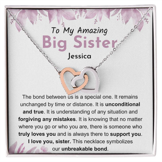 Big Sister Necklace Gift