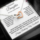 To My Beautiful Daughter Sweet Sixteen Gift | I Closed My Eyes For A Moment | Hearts Necklace
