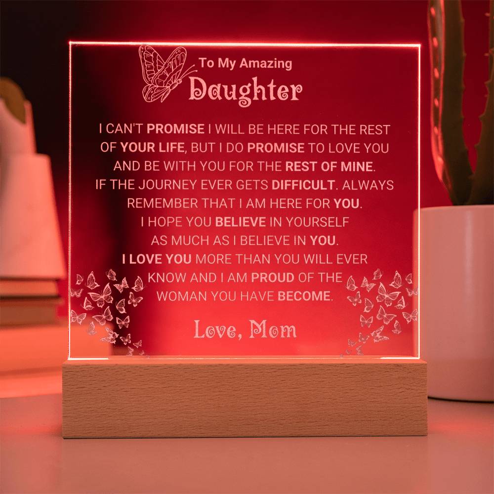 Graduation Gift Plaque for Daughter
