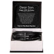 To My Son | Happy 20th Birthday Gift For Him | Don't Settle For Less, Men's Cross Leather Bracelet