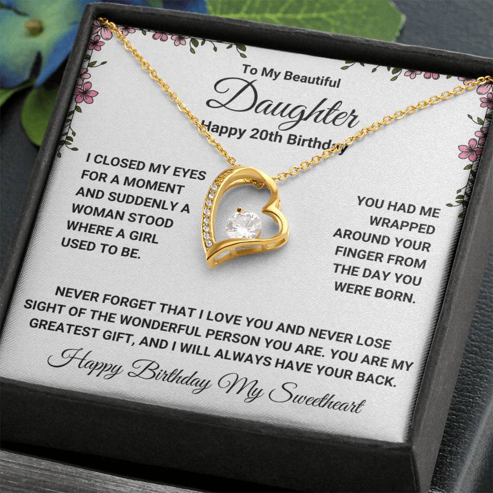 To My Beautiful Daughter | 20th Birthday Gift From Parents