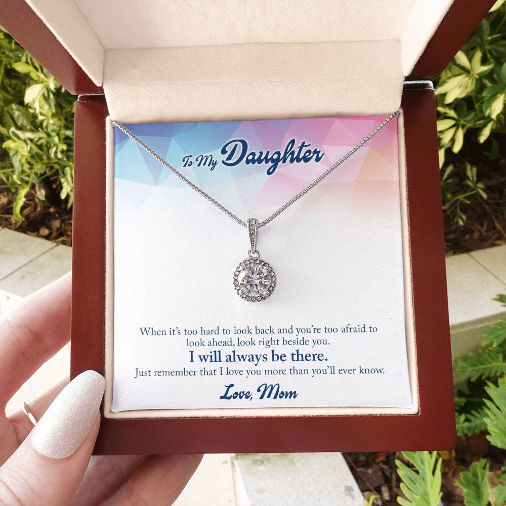 To My Daughter Necklace – Daughter Graduation & Birthday Present – Eternal Hope Necklace