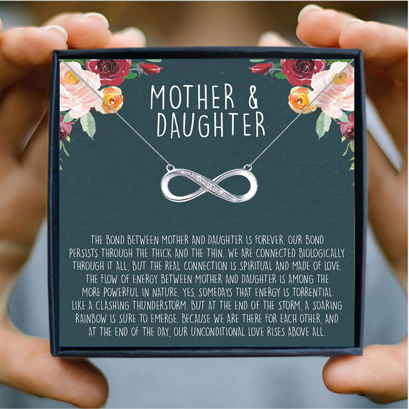Infinite Necklace for Mother and Daughter
