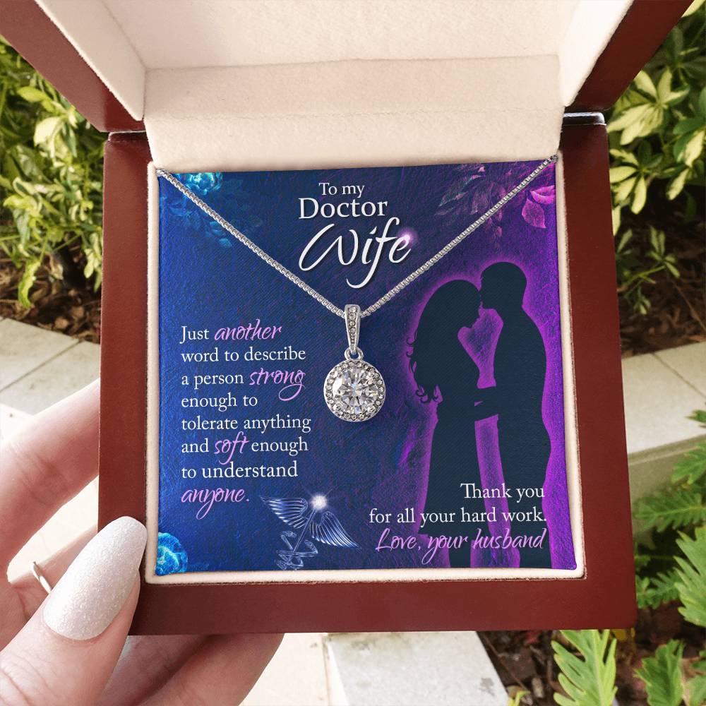 To my Doctor Wife - Eternal Hope Necklace - Gift for Wife from Husband