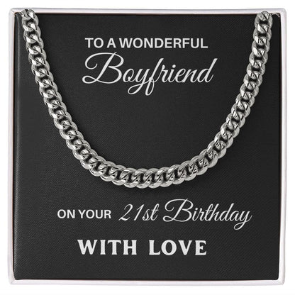 21st Birthday Gift for Boyfriend