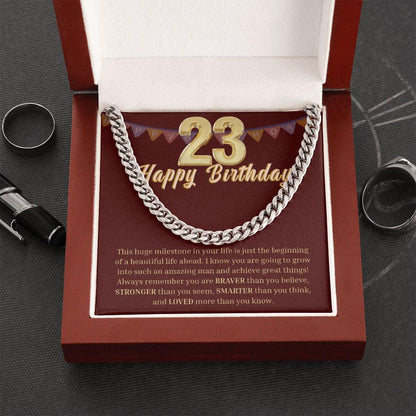 23rd Birthday Gift for Him Luxury Box