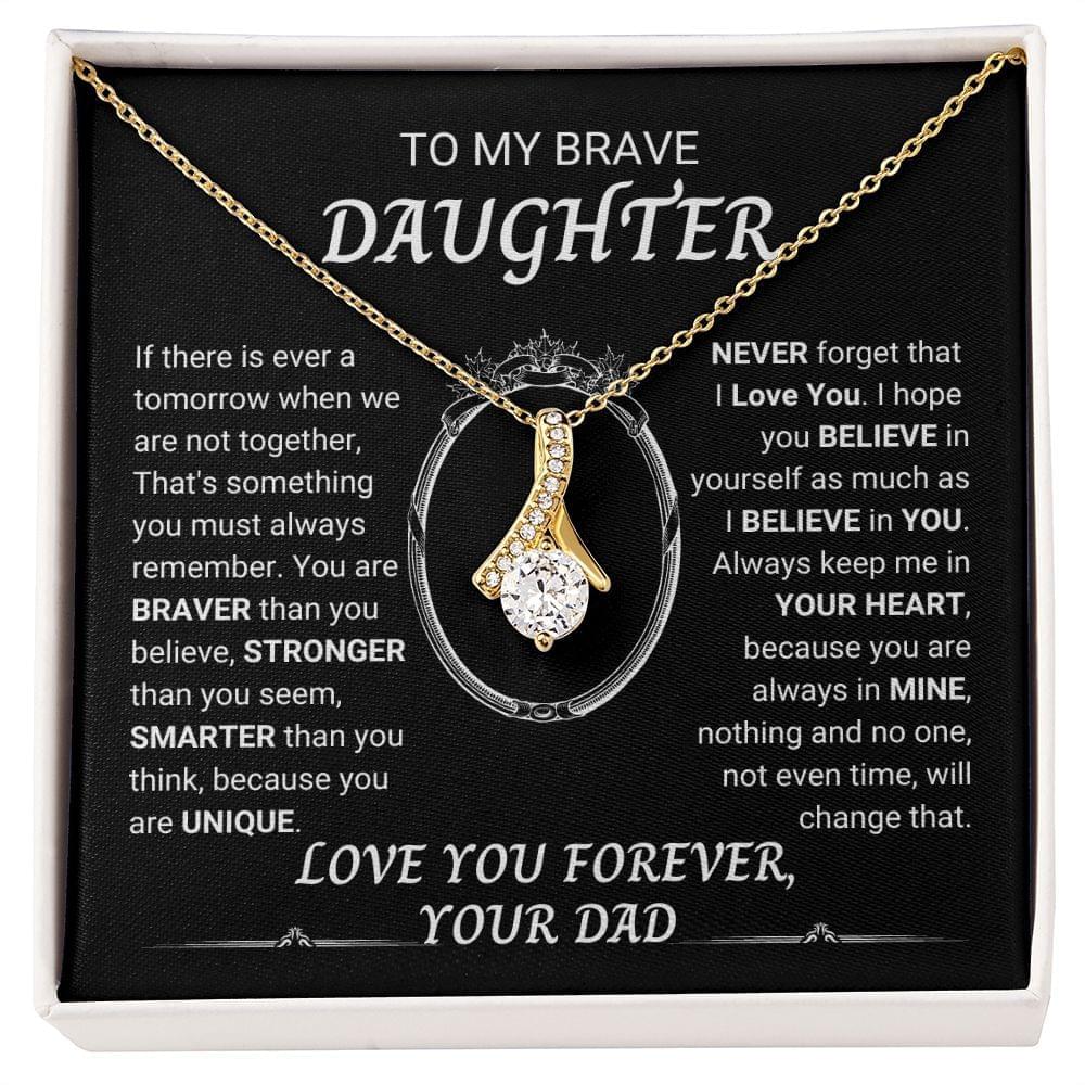 Beautiful Gifts From Dad To My Daughter - Alluring Beauty Necklace