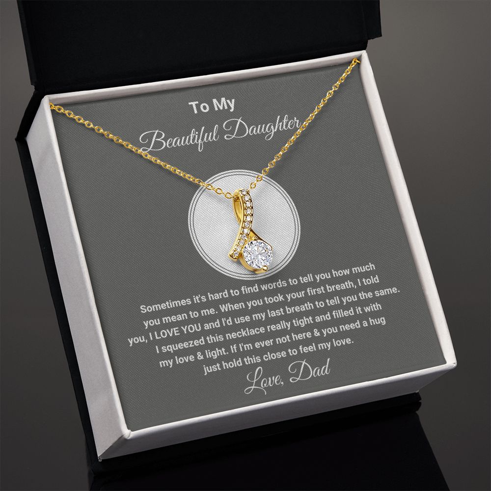 I Love You Gifts For Daughter From Dad, Perfect Keepsake For Her