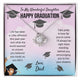 Graduation Gift From Dad To Daughter, Love Knot Necklace to Celebrate Her Achievement