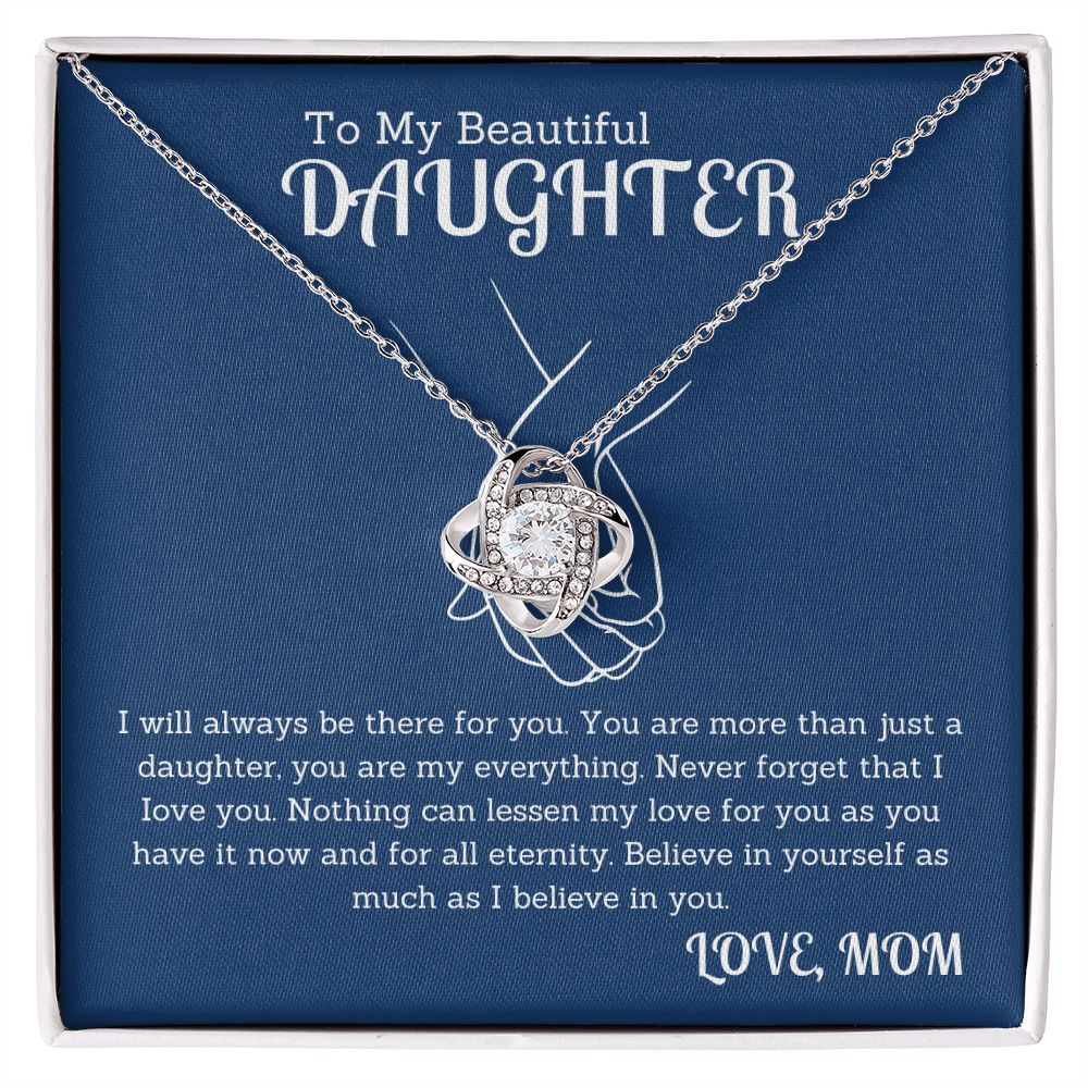 To My Daughter Necklace - Sentimental Gift For Daughter From Mom