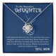 To My Daughter Necklace - Sentimental Gift For Daughter From Mom