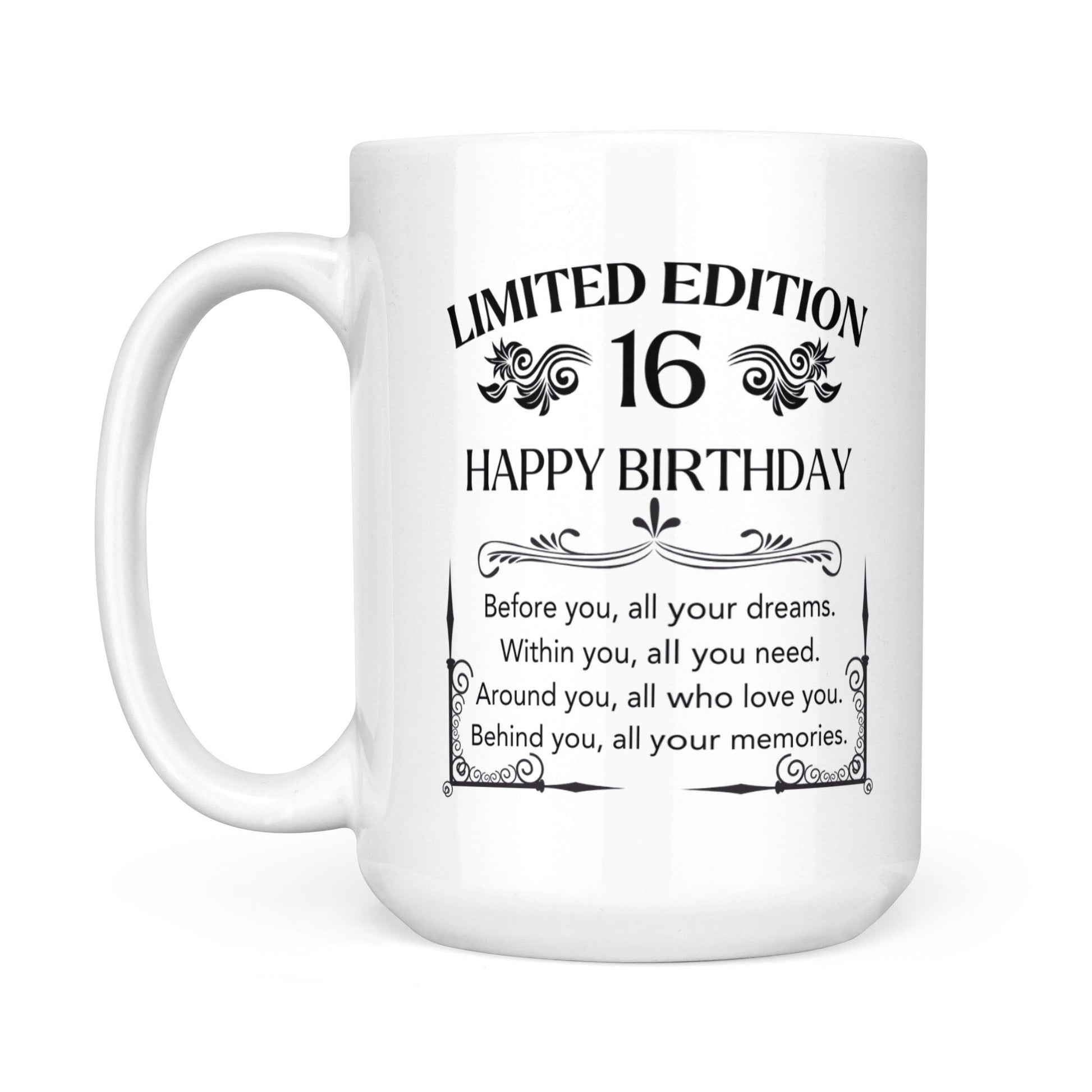 16th Birthday Mug for Coffee Lover | Best Sweet 16 Gift
