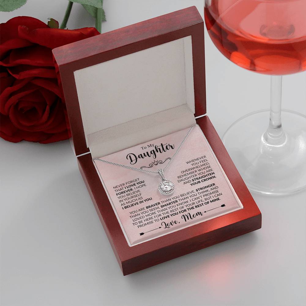 To My Daughter Necklace - Best Gift for Daughter’s Birthday from a Loving Mom - Eternal Hope Necklace