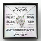 Beautiful Gift for Daughter from Mom - Heart-to-heart Pendant Necklace