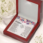 To My Daughter Necklace - Best Proud Dad Jewelry Gift for Daughter’s Special Days & Celebrations - Love Knot Necklace