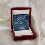 To My Nurse Wife Necklace from Husband - Emotional Jewelry Gift for Anniversary, Birthday & Valentine’s Day - Lucky In Love Necklace