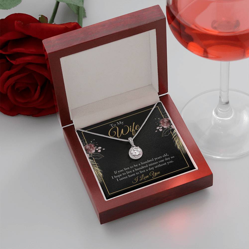 Best Gift for Wife from Husband - Emotional Love Jewelry for Birthday, Valentine’s Day, Anniversary & Christmas - Eternal Hope Necklace