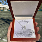 Future Wife Necklace - Romantic Jewelry Gift for Girlfriend for Valentine’s Day, Birthday & Proposal Celebrations - Lucky In Love Necklace