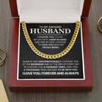 Gift for Husband from Wife - I Choose You - Cuban Link Chain
