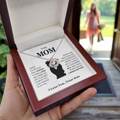 To My Mom Necklace - Meaningful Jewelry for Mom, Thoughtful Necklace from Children