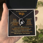 Thoughtful Gift for Wife - Emotional Jewelry from Husband for Anniversary, Birthday, Valentine’s Day & Holidays - Forever Love Necklace