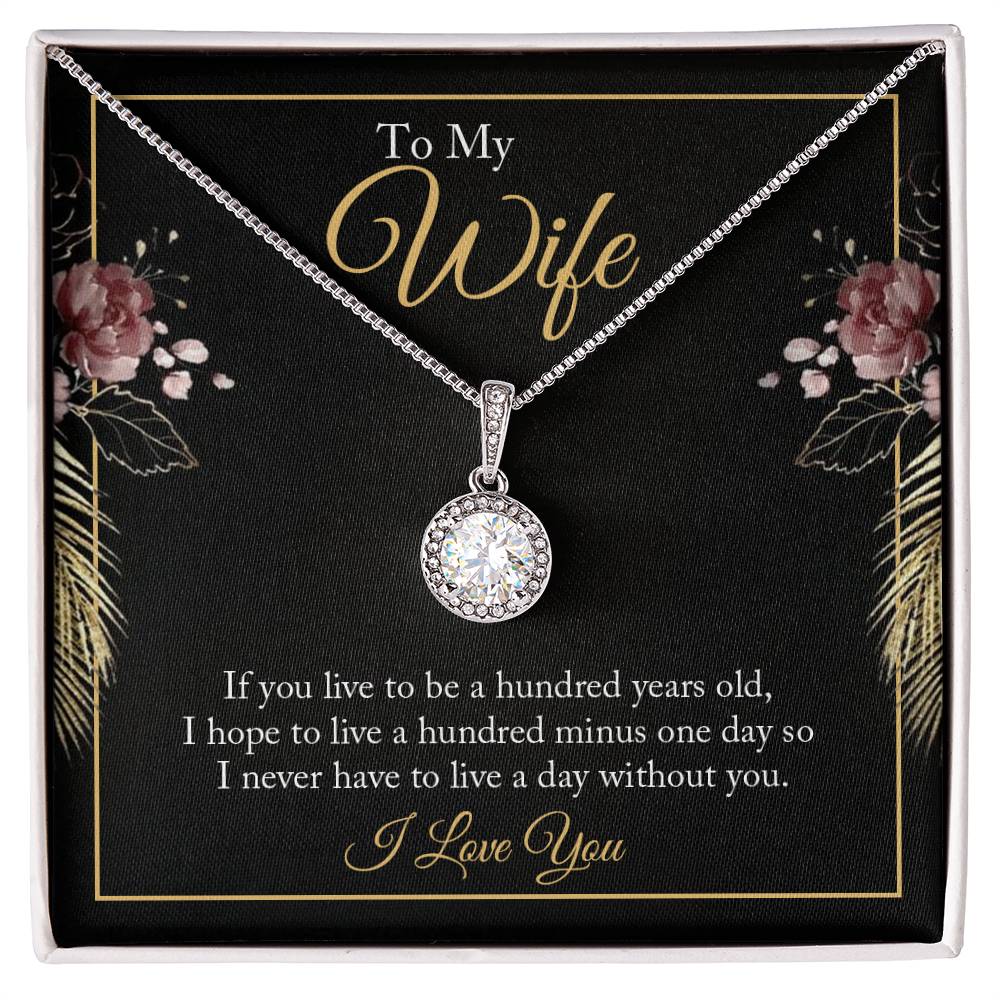Best Gift for Wife from Husband - Emotional Love Jewelry for Birthday, Valentine’s Day, Anniversary & Christmas - Eternal Hope Necklace