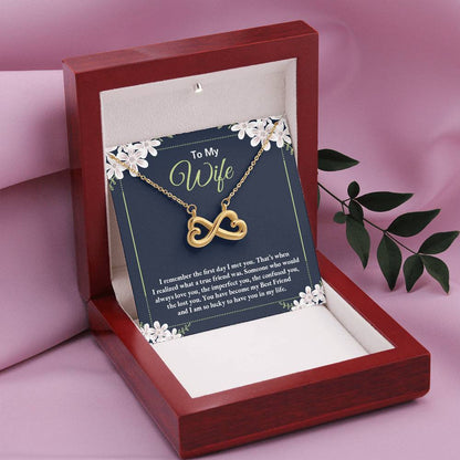 Sentimental Gift for Wife - Emotional Husband-to-Wife Jewelry for Birthday, Christmas & Valentine’s Day - Endless Love Necklace