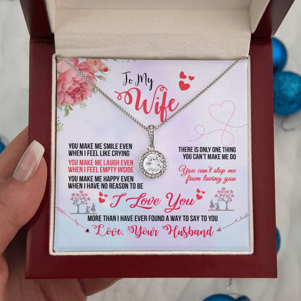 Heartfelt Gift for Wife from Husband - Romantic Jewelry for Special Occasions & Valentine’s Day - Eternal Hope Necklace