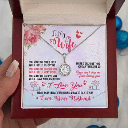 Heartfelt Gift for Wife from Husband - Romantic Jewelry for Special Occasions & Valentine’s Day - Eternal Hope Necklace