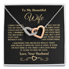 Best Romantic Gift for Wife - Jewelry from Husband - Interlocking Hearts Necklace