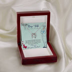 To My Nurse Wife Necklace from Husband - Sweet Romantic Gift for Every Occasion - Lucky In Love Necklace