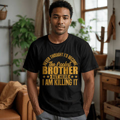 Coolest Brother T-Shirt – Funny Confidence Graphic Tee