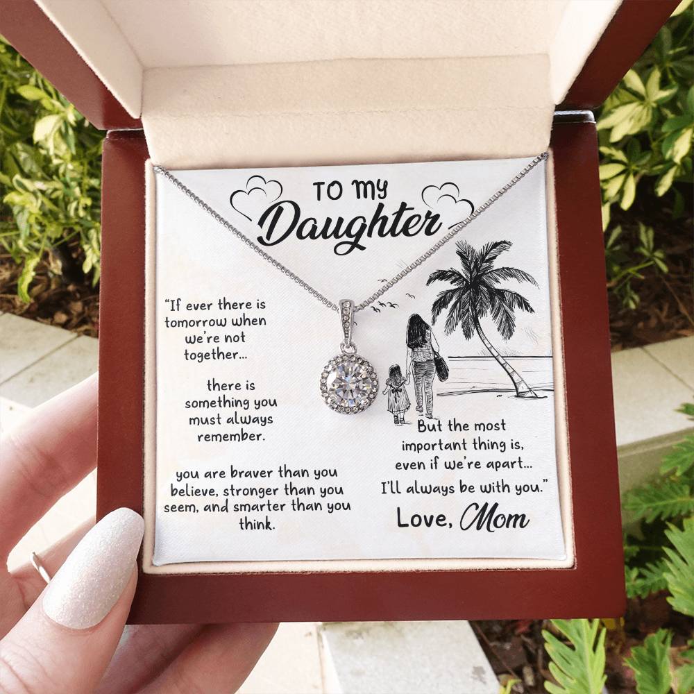 To My Daughter Necklace – Jewelry Gift for Daughter from Mother – Eternal Hope Necklace