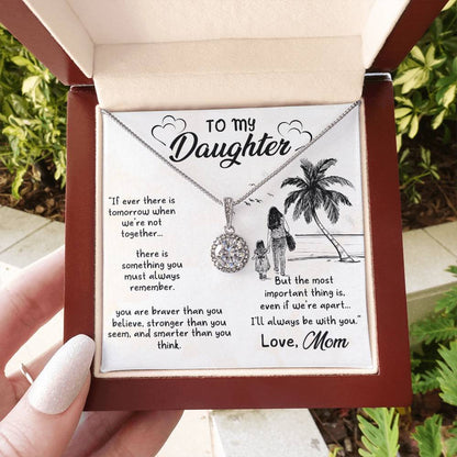 To My Daughter Necklace – Jewelry Gift for Daughter from Mother – Eternal Hope Necklace