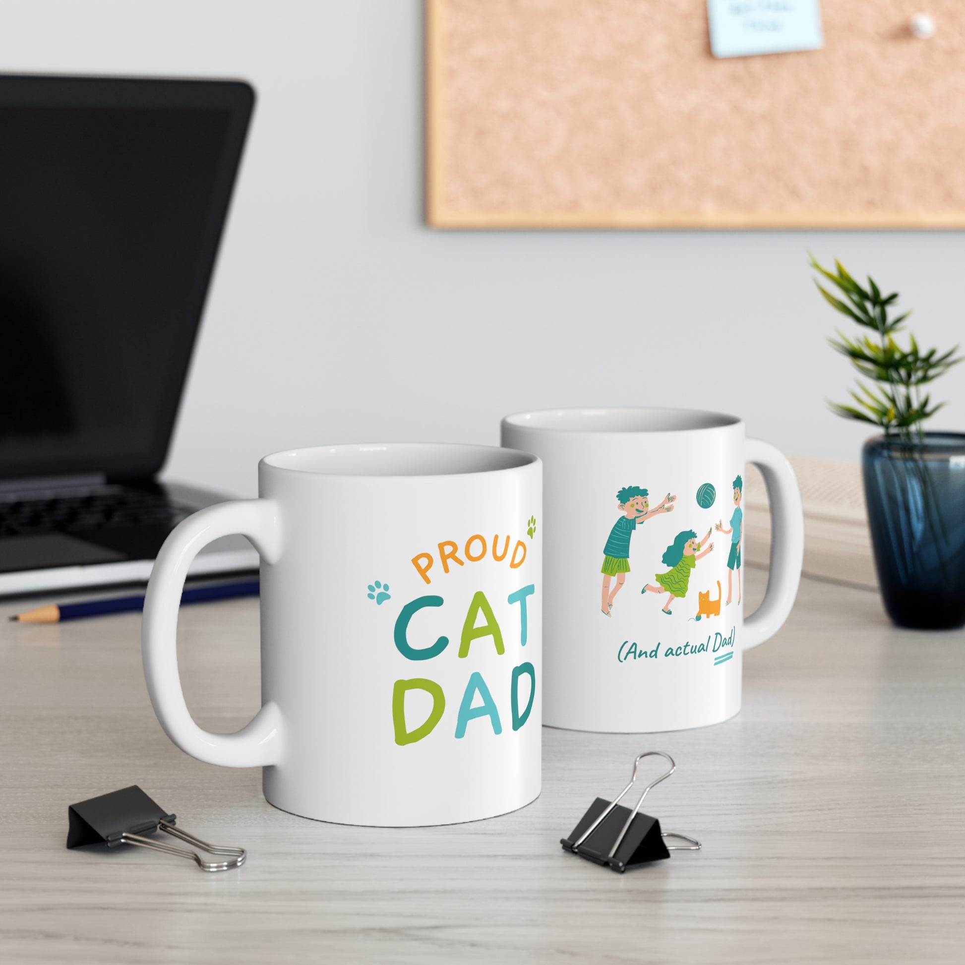 Best Cat Dad Ceramic Mug 11oz